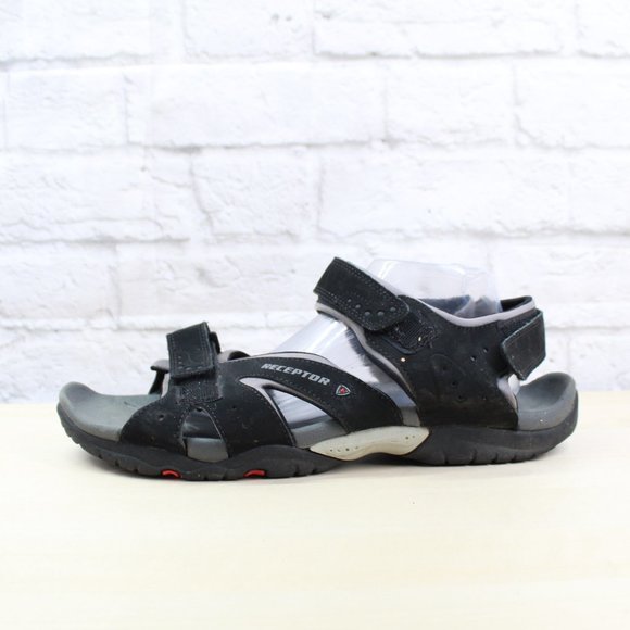 Ecco Shoes - Ecco Women's Receptor Yucatan Black Suede Waterproof Hiking Sport Sandals 10.5